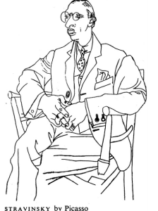 Stravinsky, by Picasso