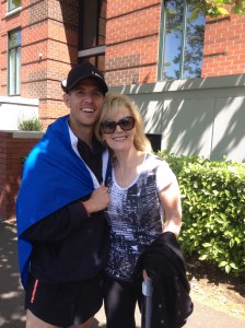 Brent with his mother Bernie